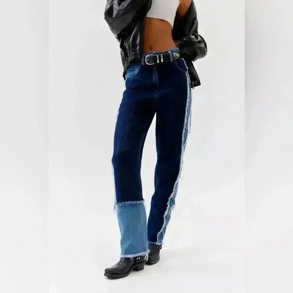 Honor the Gift Colorblock Utility Jean - Picture 1 of 6